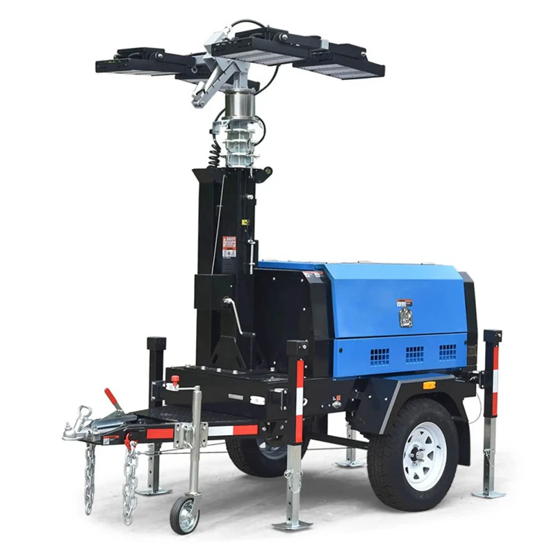UGT-4000PMH Mobile Diesel Generator Light Tower Powered Portable Outdoor Lighting Towers