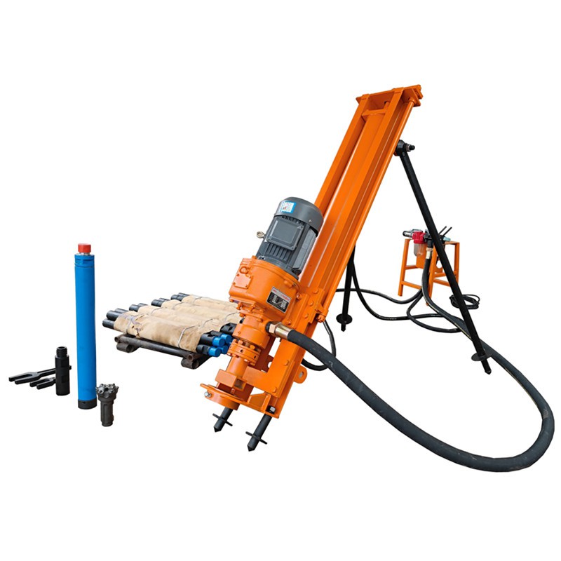 ZDE100 Mini Portable Borehole DTH Drilling Rig Machine With Electric Motor